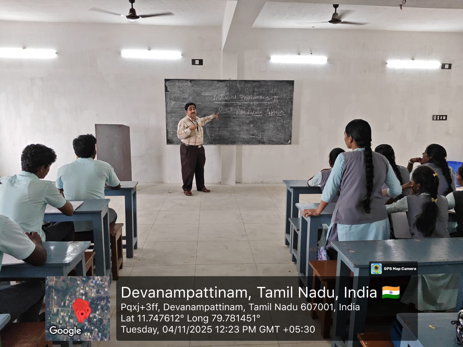 Students in classroom for admissions and academics